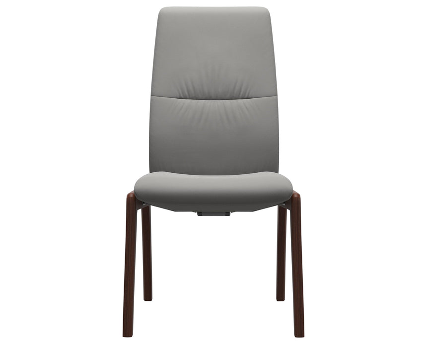 Mint | High Back Dining Chair with D100 Vertical Legs