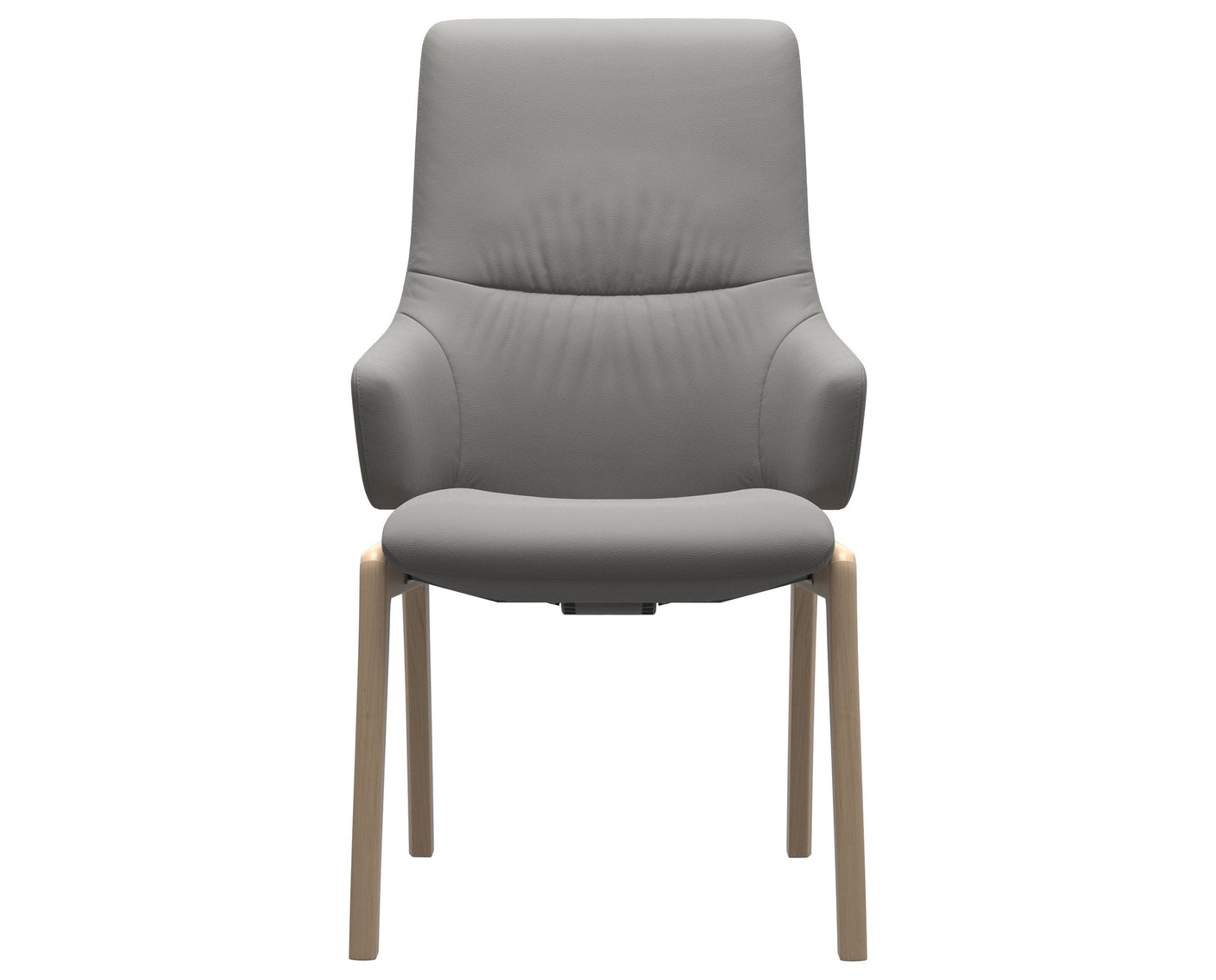 Mint | High Back Dining Chair with D100 Vertical Legs with Arms