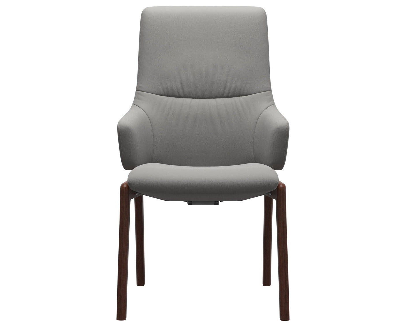 Mint | High Back Dining Chair with D100 Vertical Legs with Arms