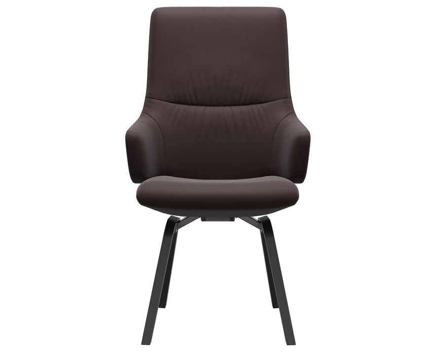 Mint | High Back Dining Chair with D200 Slanted Legs with Arms