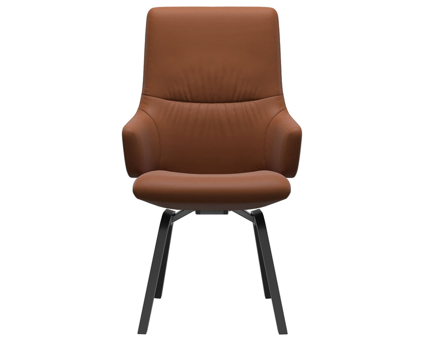Mint | High Back Dining Chair with D200 Slanted Legs with Arms