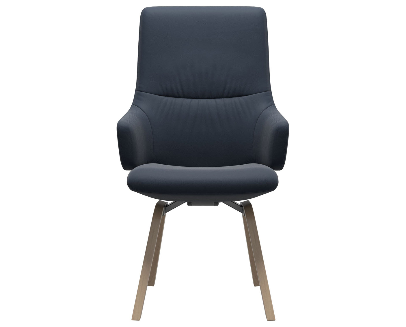 Mint | High Back Dining Chair with D200 Slanted Legs with Arms
