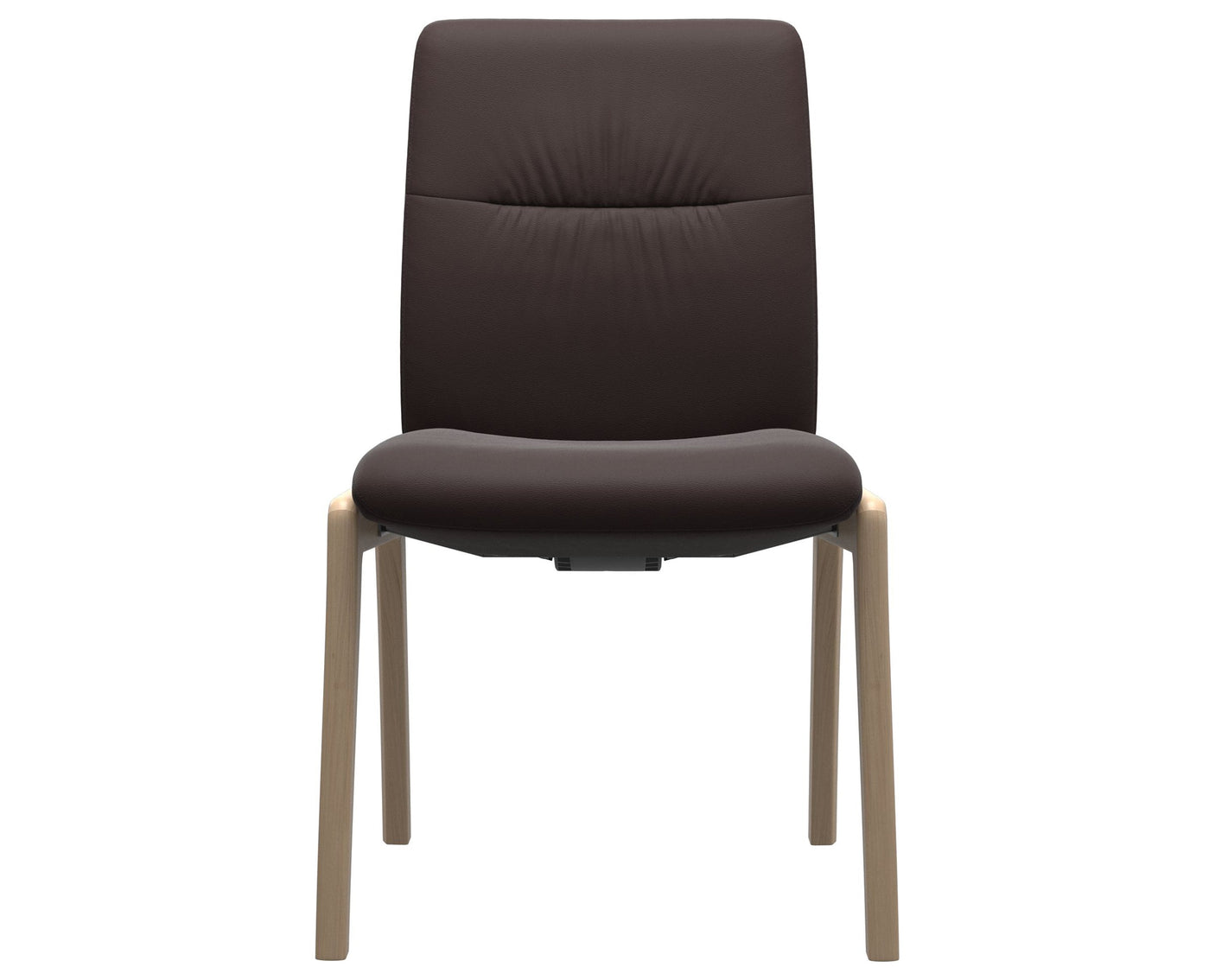Mint | Low Back Dining Chair with D100 Vertical Legs