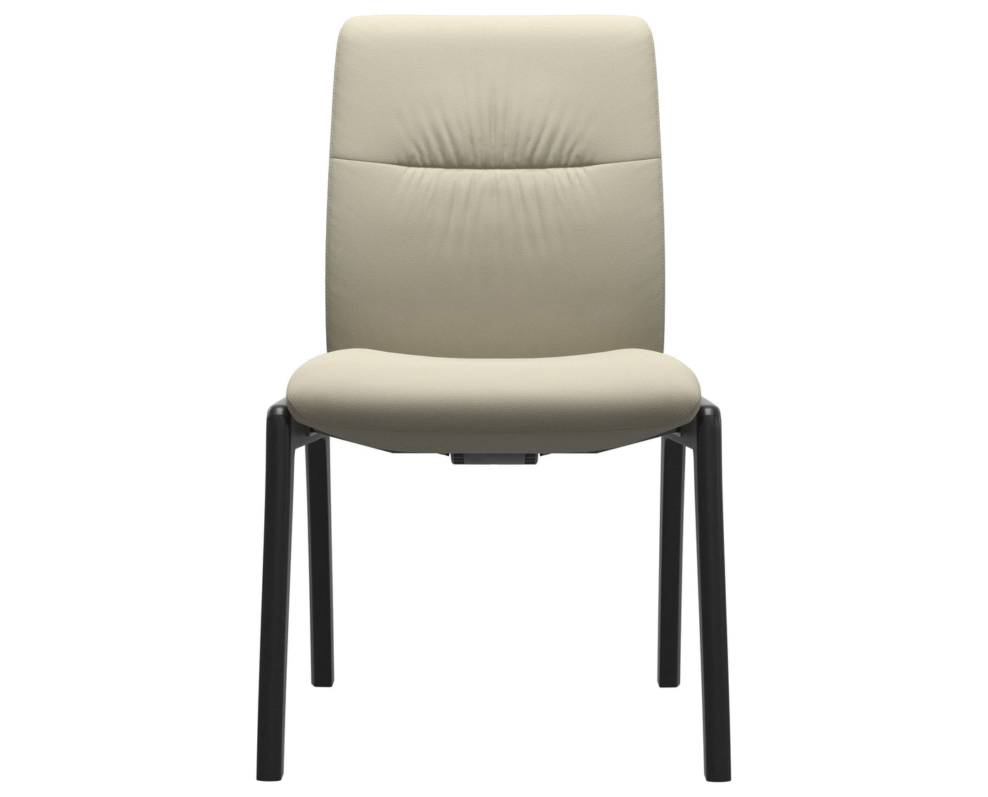 Mint | Low Back Dining Chair with D100 Vertical Legs