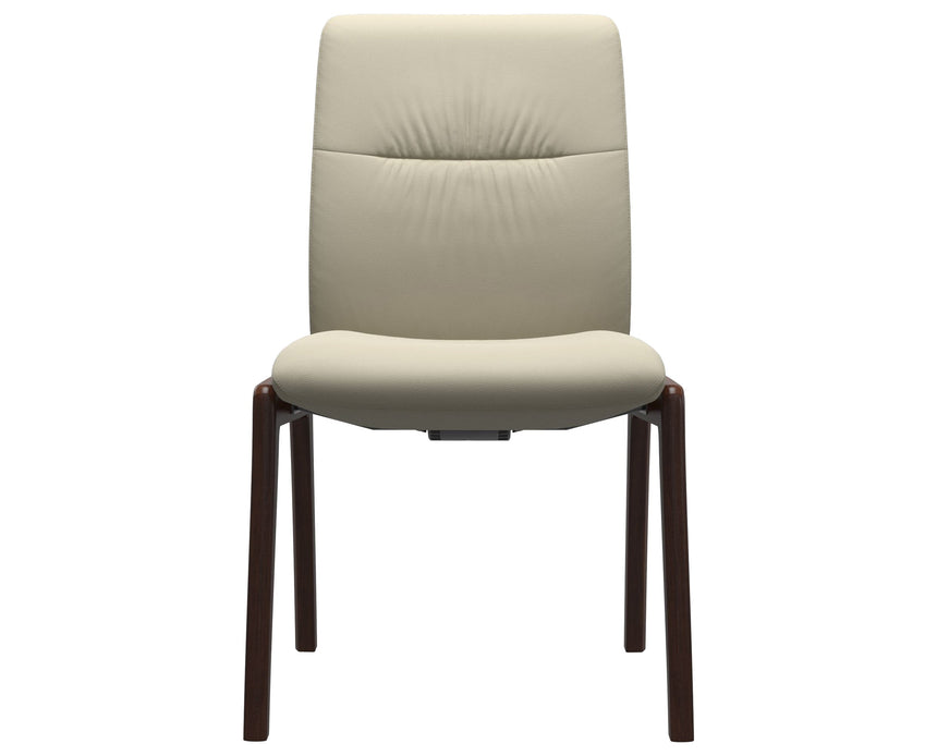 Mint | Low Back Dining Chair with D100 Vertical Legs