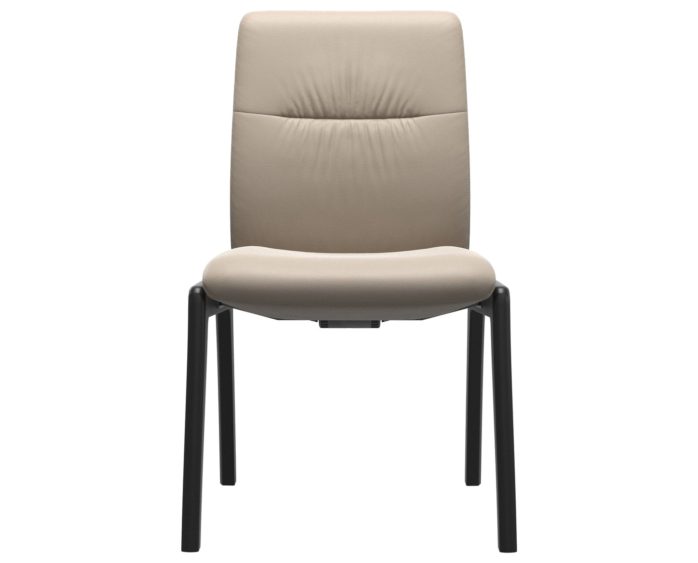Mint | Low Back Dining Chair with D100 Vertical Legs