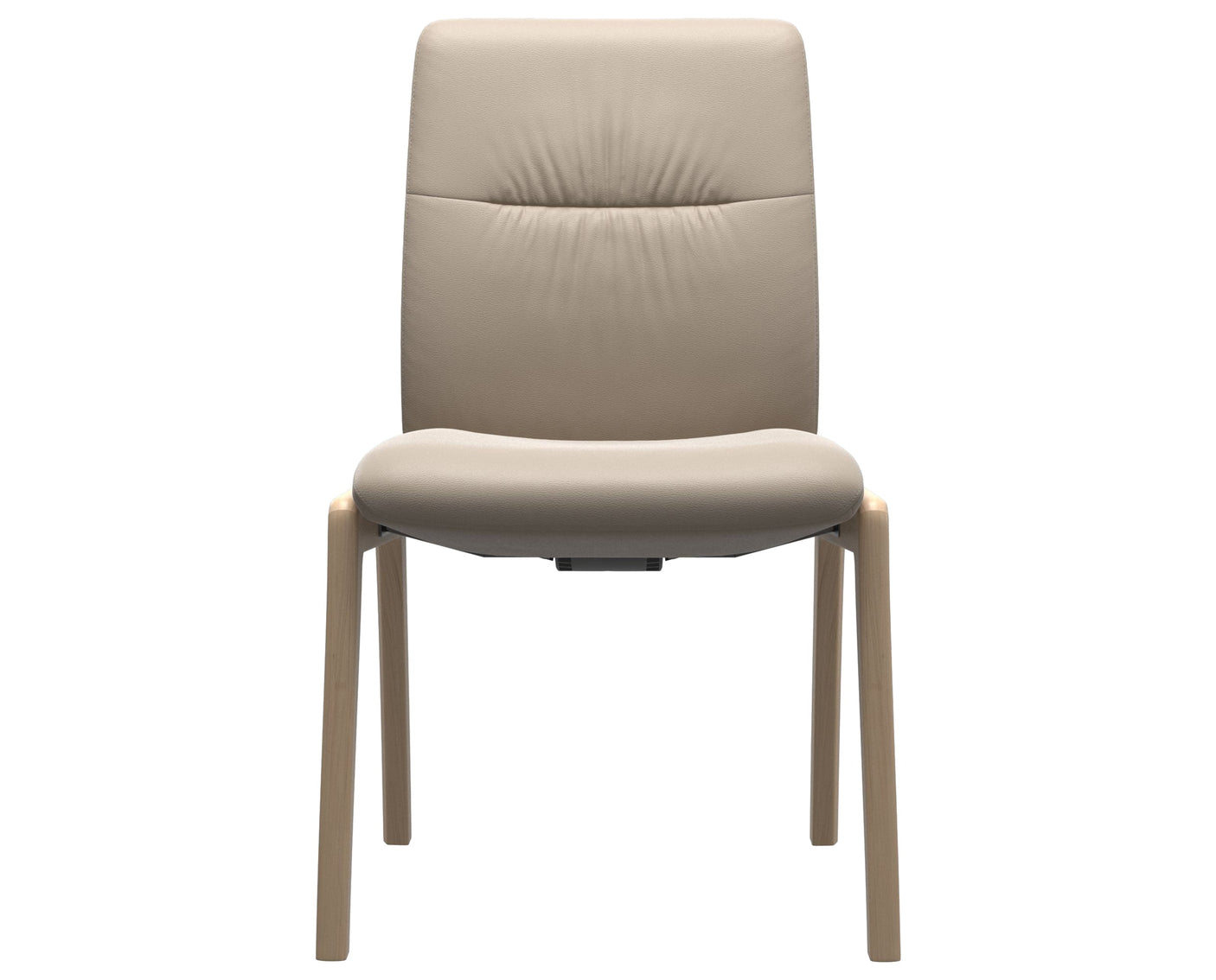 Mint | Low Back Dining Chair with D100 Vertical Legs