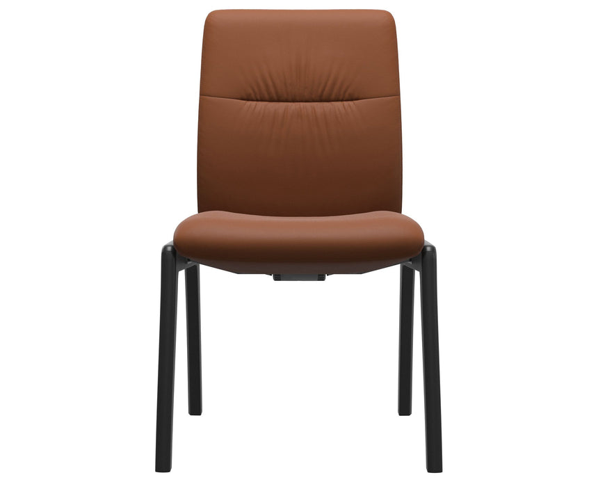 Mint | Low Back Dining Chair with D100 Vertical Legs
