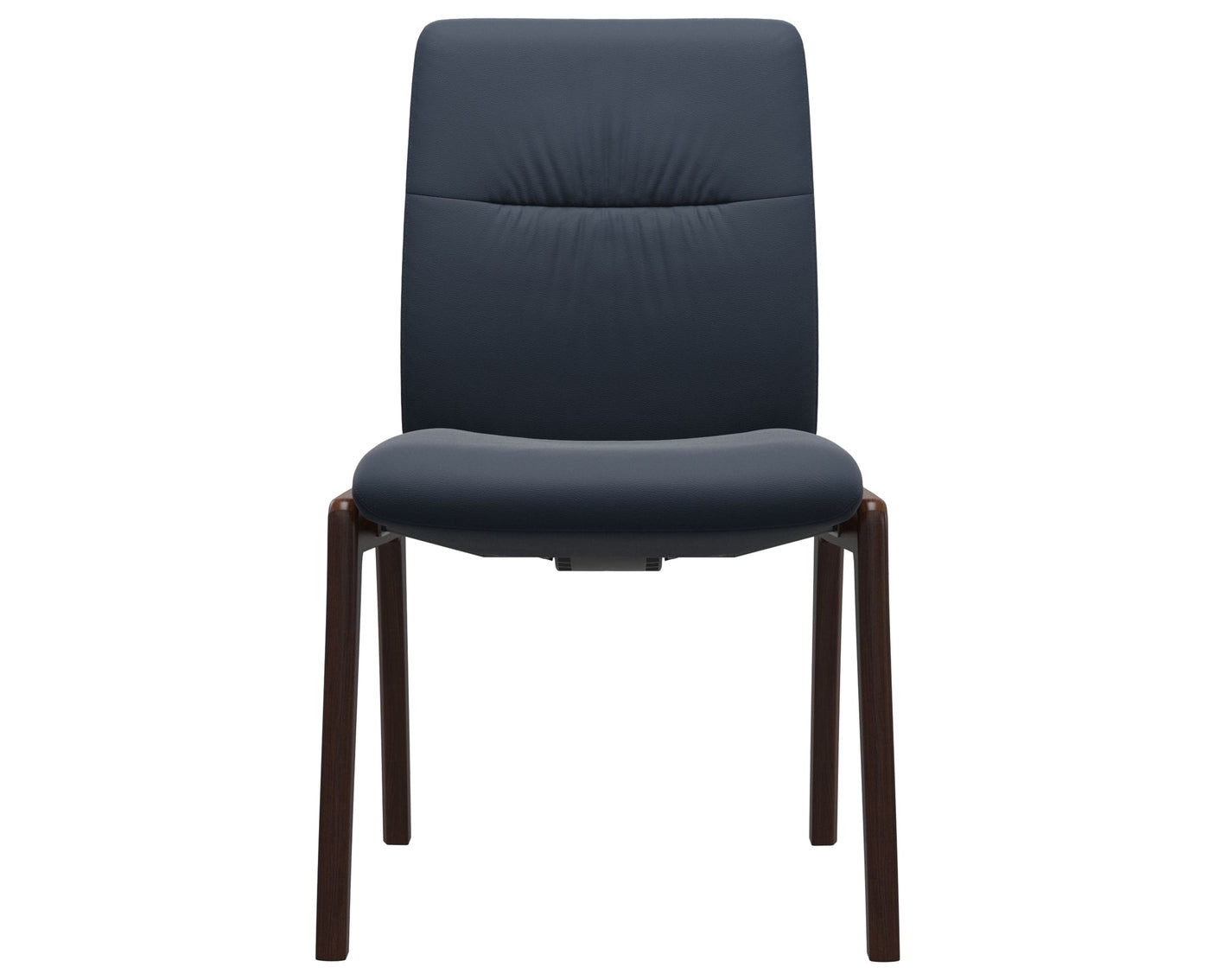Mint | Low Back Dining Chair with D100 Vertical Legs