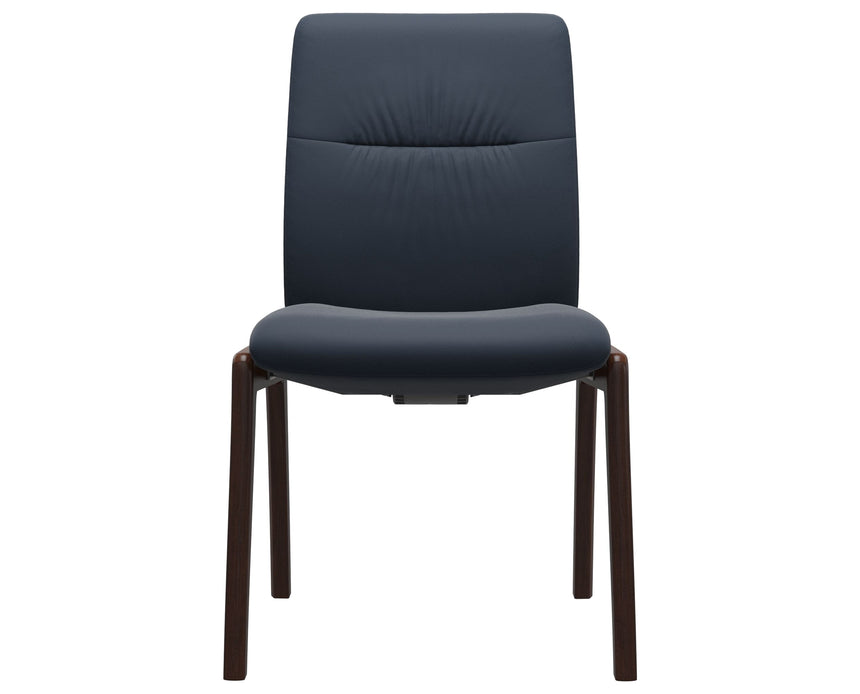 Mint | Low Back Dining Chair with D100 Vertical Legs