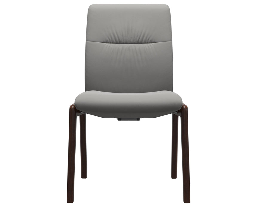 Mint | Low Back Dining Chair with D100 Vertical Legs