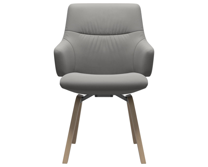 Mint | Low Back Dining Chair with D200 Slanted Legs with Arms