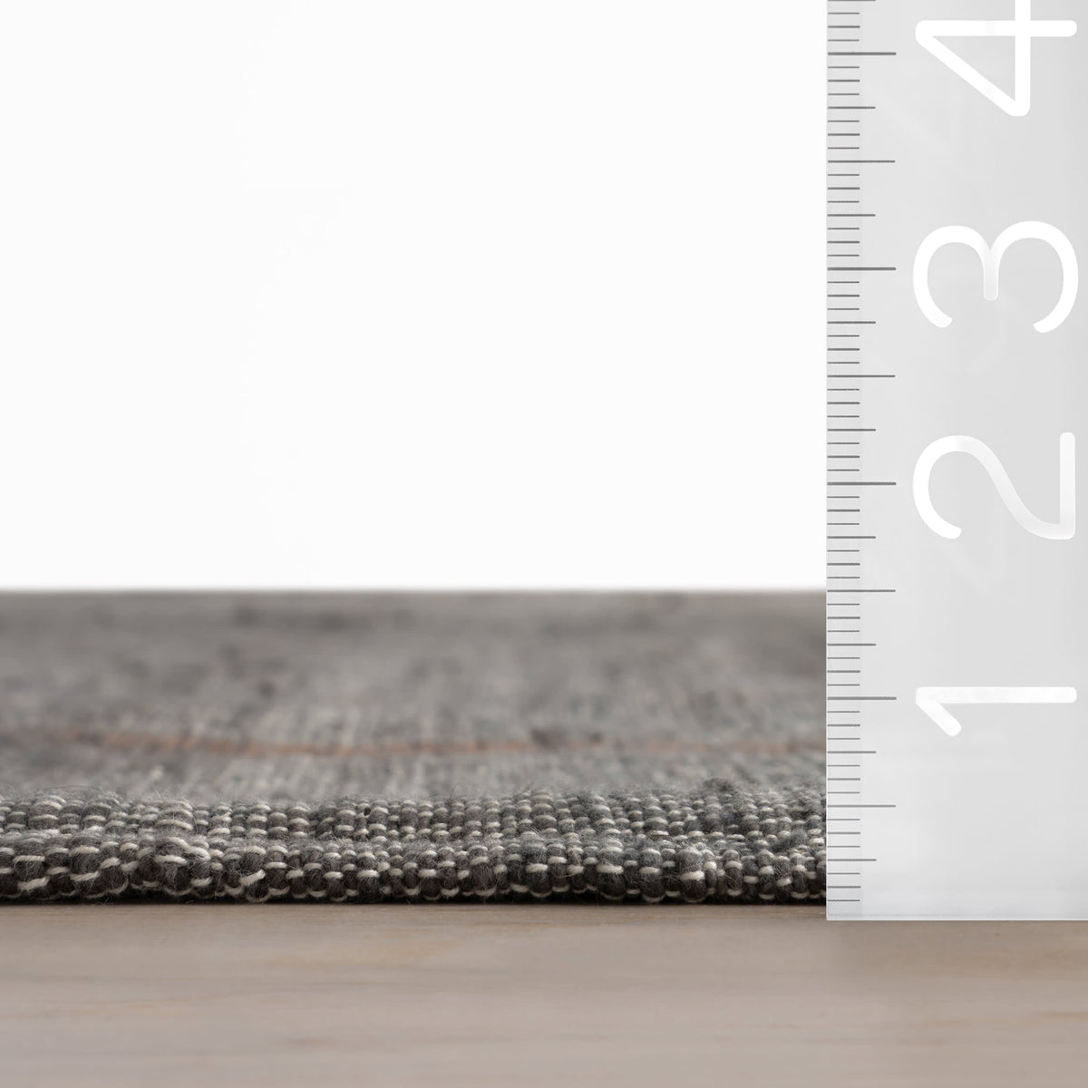 Dash & Albert Nare Striped Handmade Cotton Rug in Grey, photo 5
