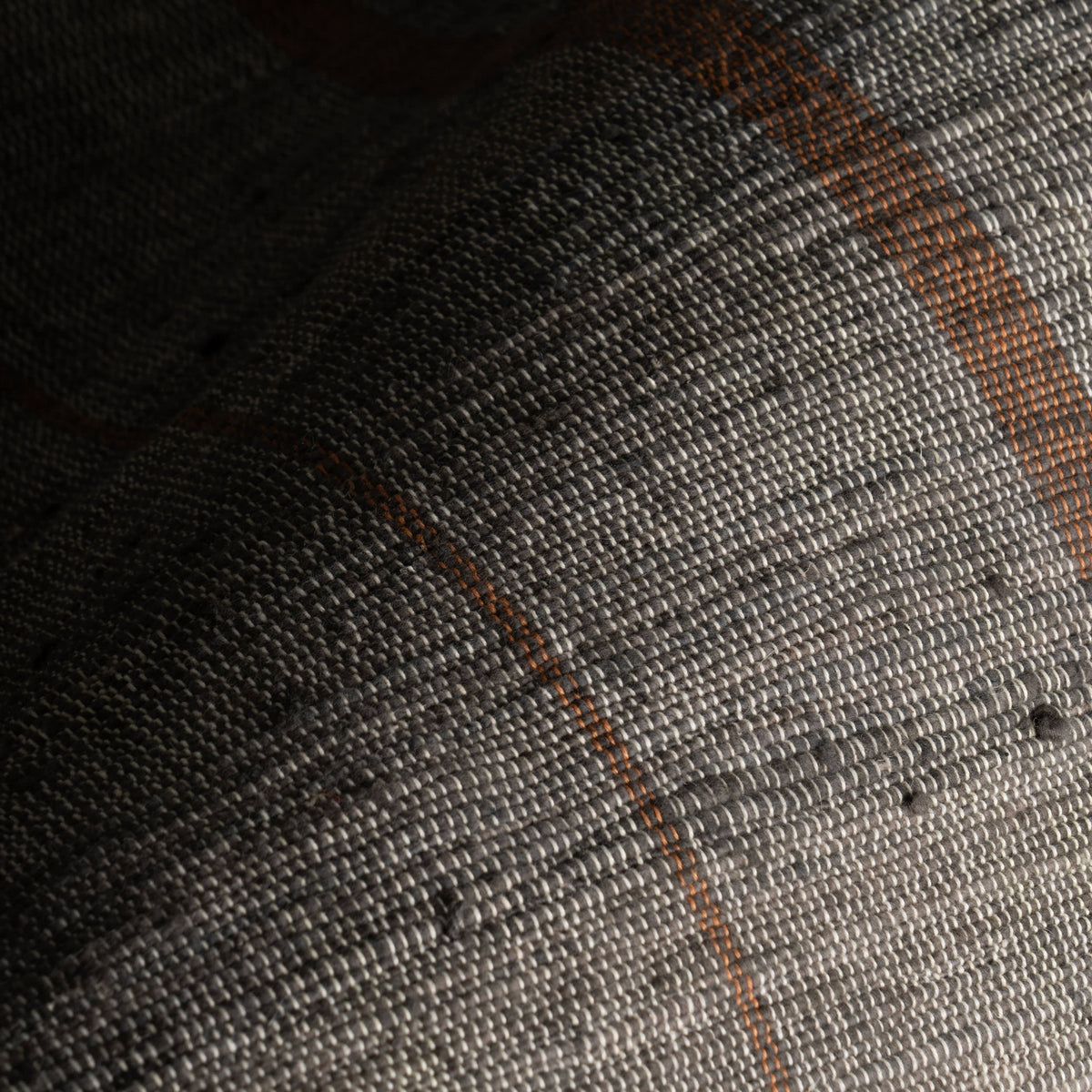 Dash & Albert Nare Striped Handmade Cotton Rug in Grey, photo 7