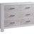 White Brushed Oak with White Bark Oak | Rustico Moderno Double Dresser | Valley Ridge Furniture