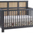 Graphite Oak with Natural Oak | Rustico Moderno 5-in-1 Convertible Crib Valley Ridge Furniture