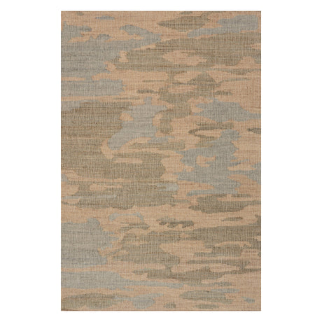 Dash & Albert Navi Textured Abstract Indoor Rug in Natural, on white