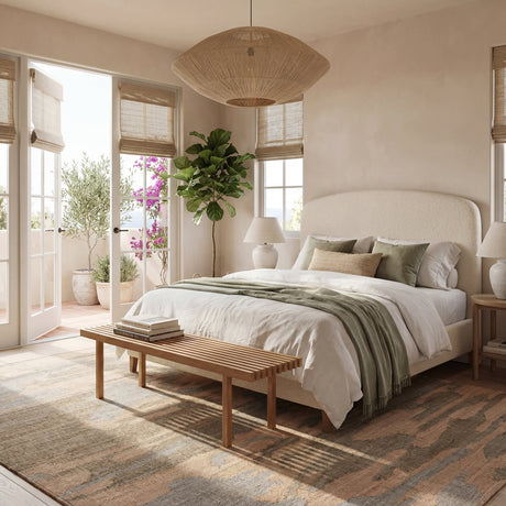 Dash & Albert Navi Textured Abstract Indoor Rug in Natural, photo 3