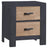 Graphite Oak with Natural Oak | Rustico Moderno Nightstand | Valley Ridge Furniture