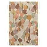 Dash & Albert Nimbus Wool Rug in Multicolour, on white