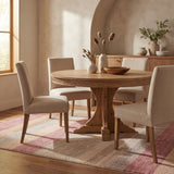Dash & Albert Noa Modern Striped Washable Rug in Multicolour, photo 4