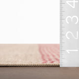 Dash & Albert Noa Modern Striped Washable Rug in Multicolour, photo 7