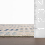 Dash & Albert Orzalla Southwestern Diamond Washable Rug in Blue, photo 6