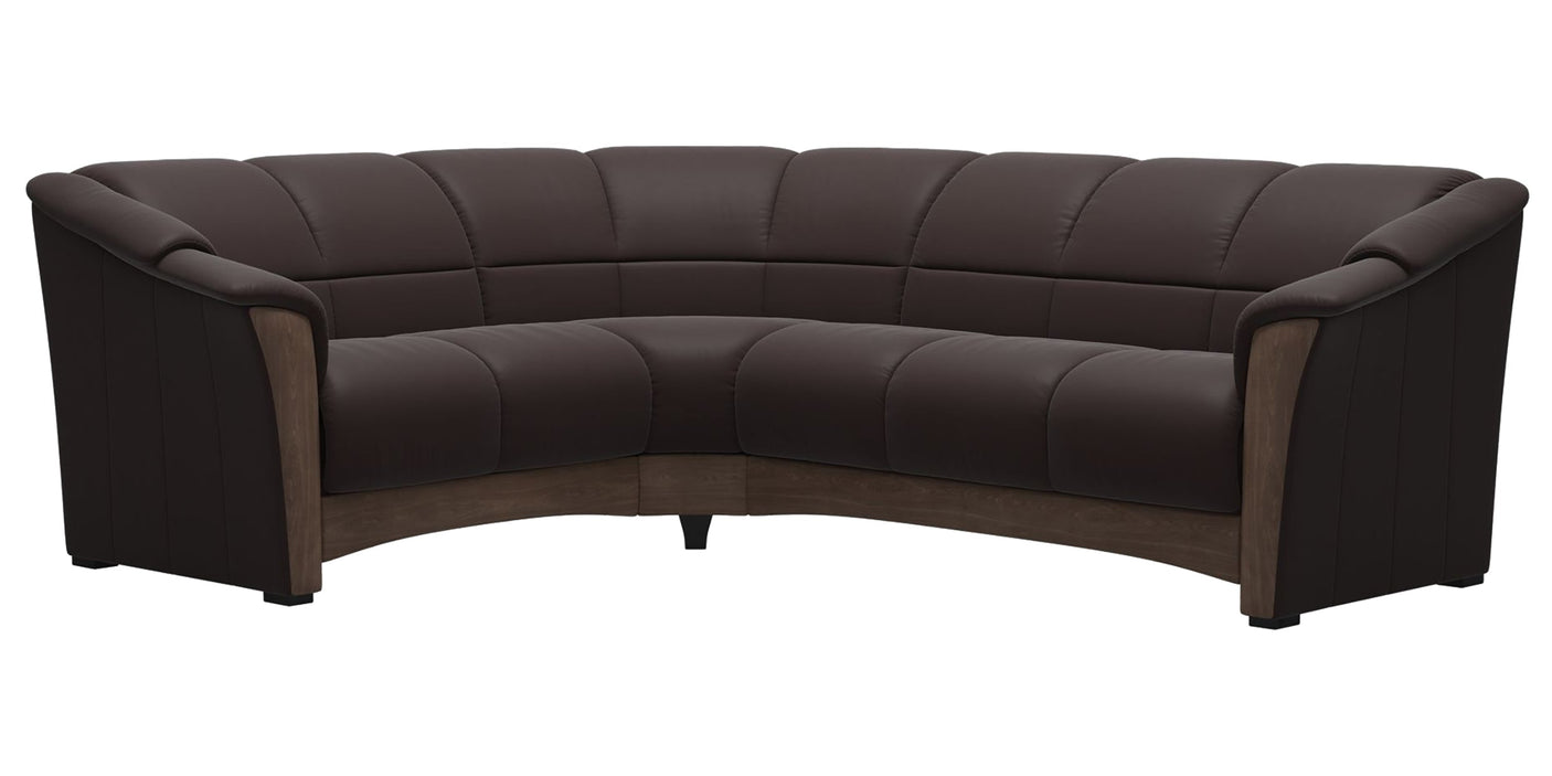 Oslo | C23 Sectional Sofa with Wood