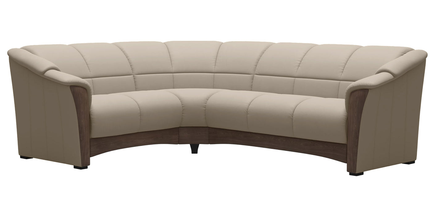 Oslo | C23 Sectional Sofa with Wood