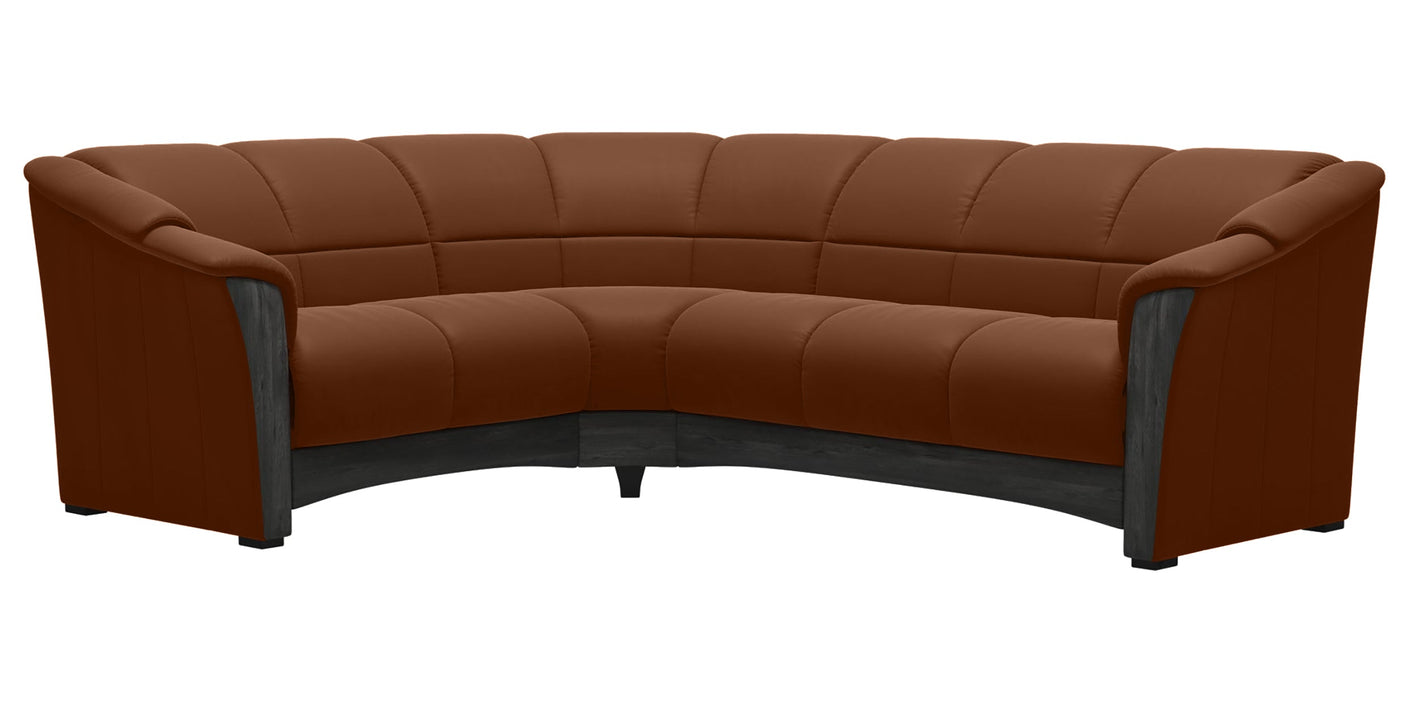 Oslo | C23 Sectional Sofa with Wood