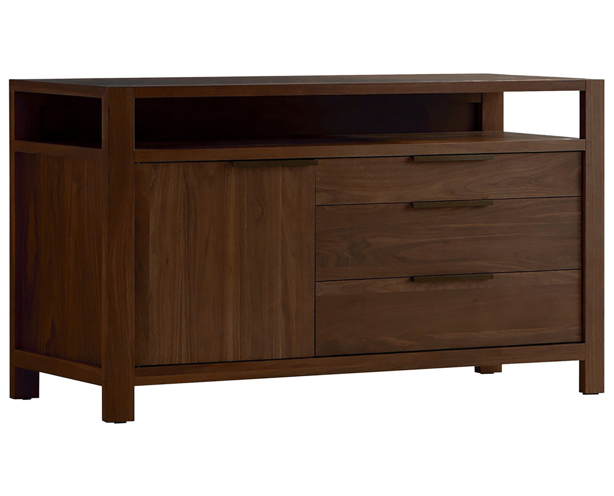 West Bros Phase Sideboard in 80 Walnut, rendering