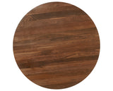 West Bros Phase 50" Round Pedestal Table in 79 Toast