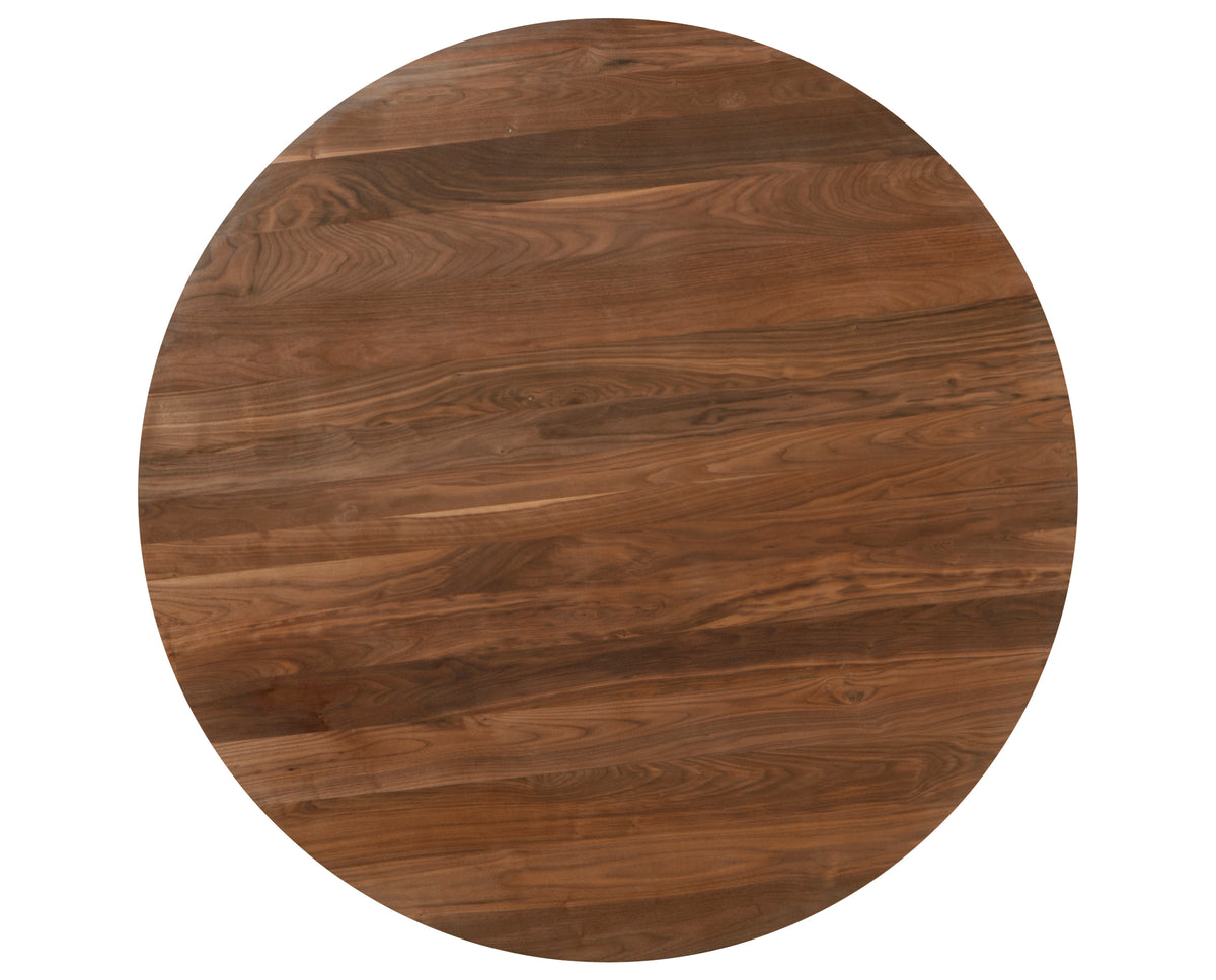 West Bros Phase 60" Round Pedestal Table in 79 Toast