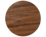West Bros Phase 60" Round Pedestal Table in 79 Toast