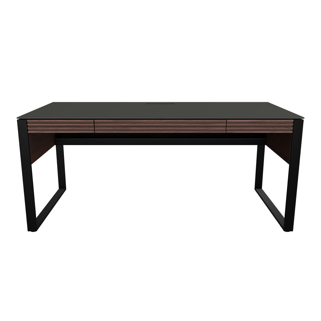 BDi Corridor 6521 Executive Office Desk in Chocolate Stained Walnut, 3D model