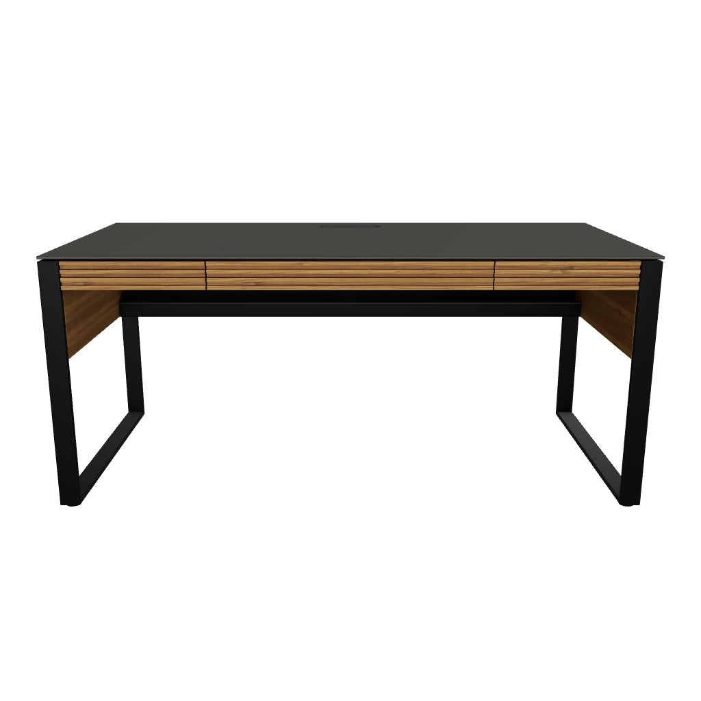BDi Corridor 6521 Executive Office Desk in Natural Walnut, 3D model