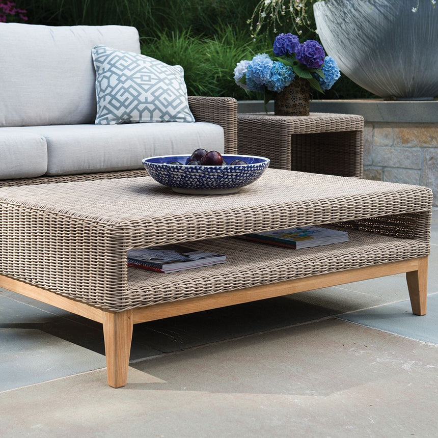 Frances Coffee Table with Glass