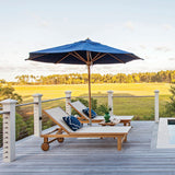 St. Tropez Adjustable Chaise Lounge with Wheels