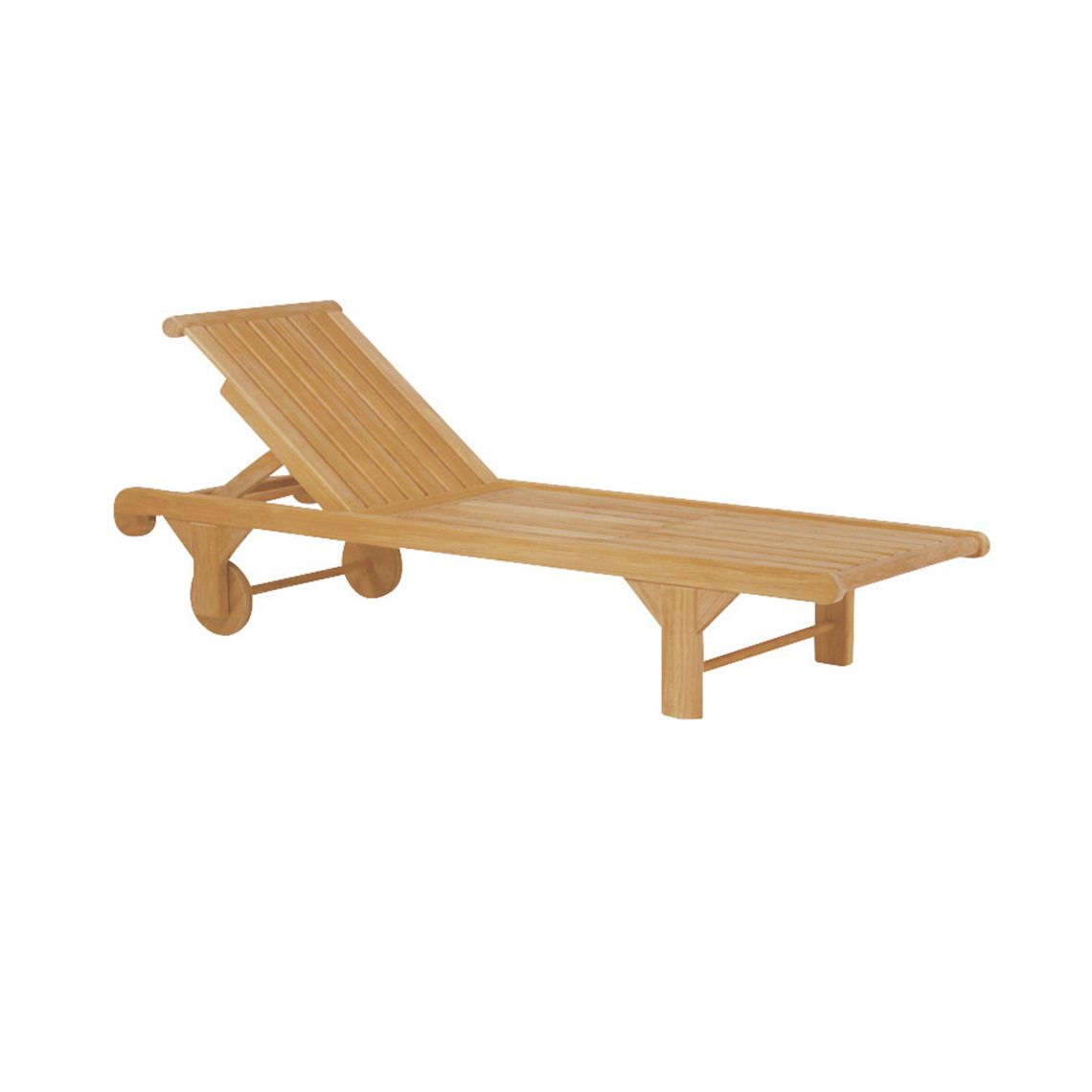Nantucket Adjustable Chaise Lounge with Wheels