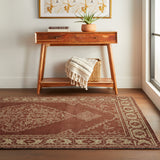 Dash & Albert Quenl Vintage Handmade Wool Rug in Red, photo 2
