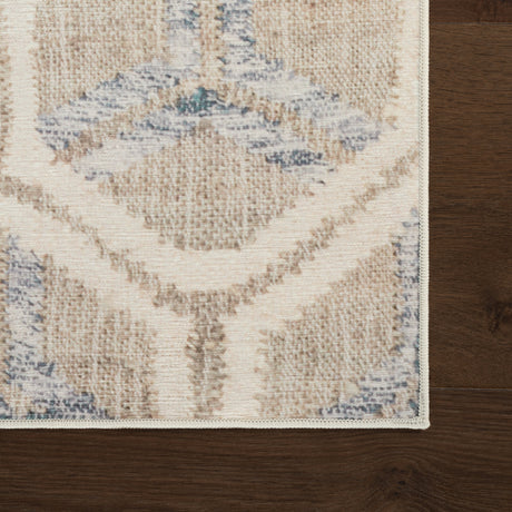 Dash & Albert Senava Modern Geometric Washable Rug in Grey, photo 6