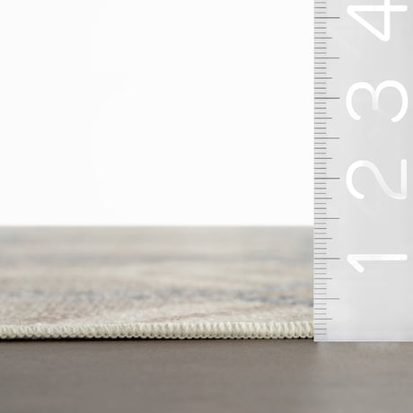 Dash & Albert Senava Modern Geometric Washable Rug in Grey, photo 7