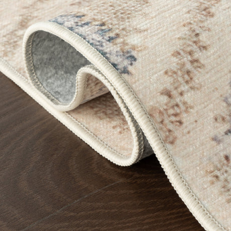 Dash & Albert Senava Modern Geometric Washable Rug in Grey, photo 9