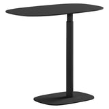 BDi Serif 1045 Adjustable Side/Laptop Table in Pepper | Metal, on white