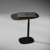 BDi Serif 1045 Adjustable Side/Laptop Table in Toasted Oak, in a room setting