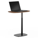 BDi Serif 1045 Adjustable Side/Laptop Table in Natural Walnut, on white