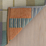 Dash & Albert Sundara Modern Plaid Indoor/Outdoor Rug in Blue Multi, photo 4
