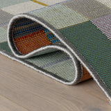 Dash & Albert Sundara Modern Plaid Indoor/Outdoor Rug in Blue Multi, photo 7