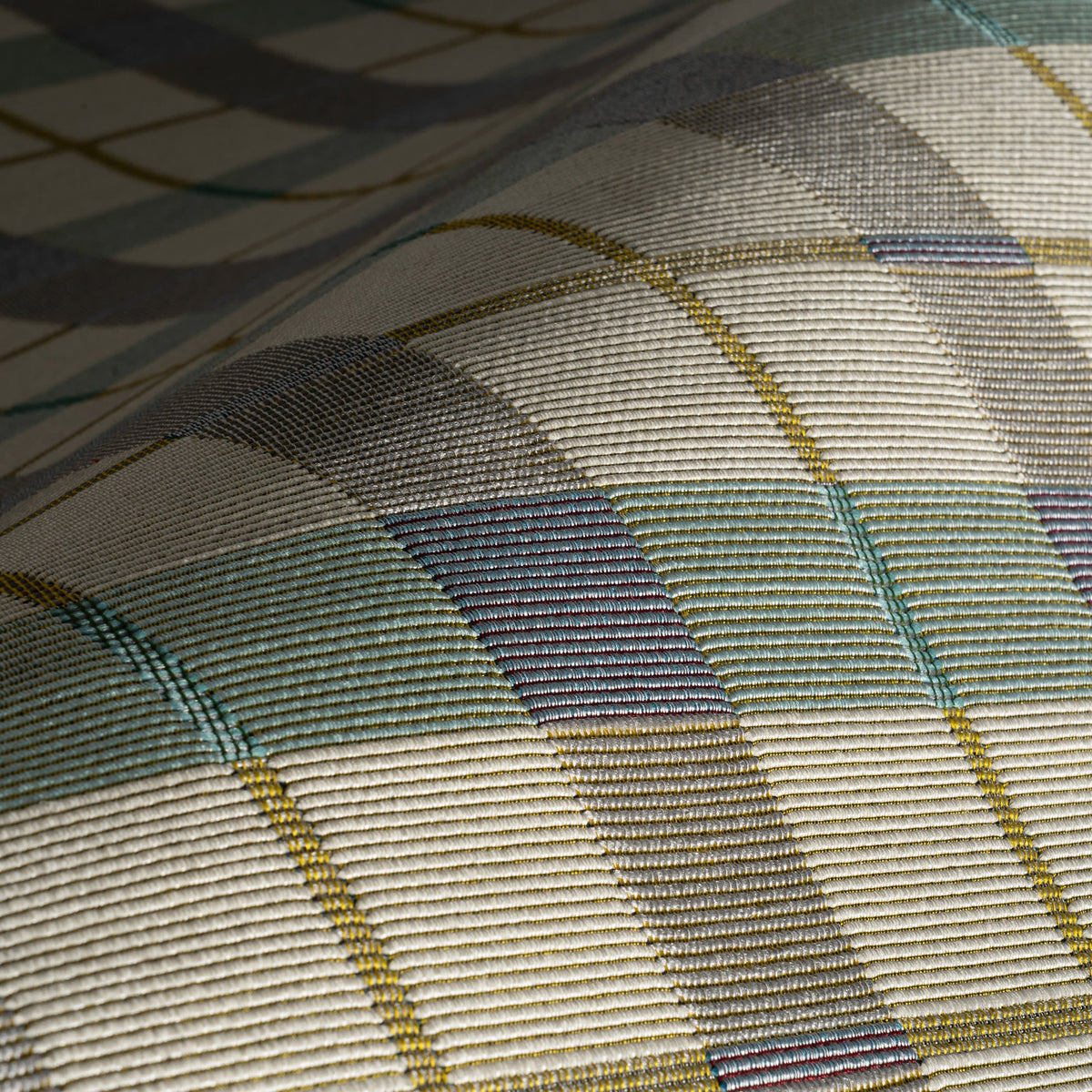 Dash & Albert Sundara Modern Plaid Indoor/Outdoor Rug in Blue Multi, photo 8