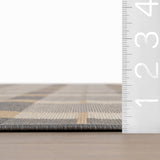 Dash & Albert Sundara Modern Plaid Indoor/Outdoor Rug in Grey Multi, photo 8